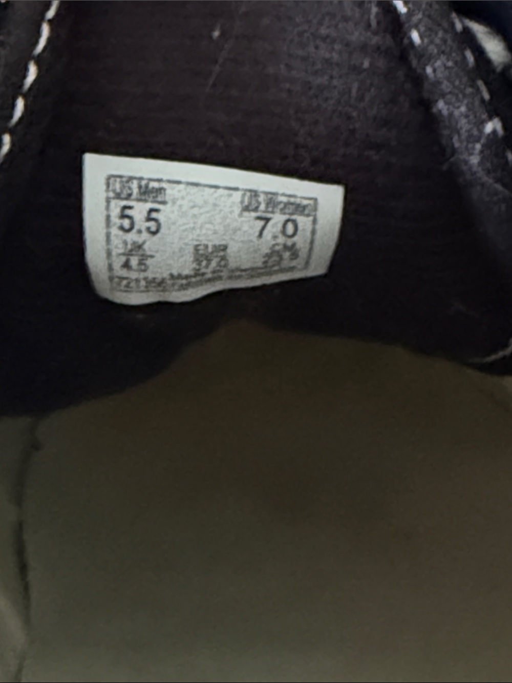 Vans Black & White Old Skool Low-Top Sneakers Size 7 - Picture 8 of 8